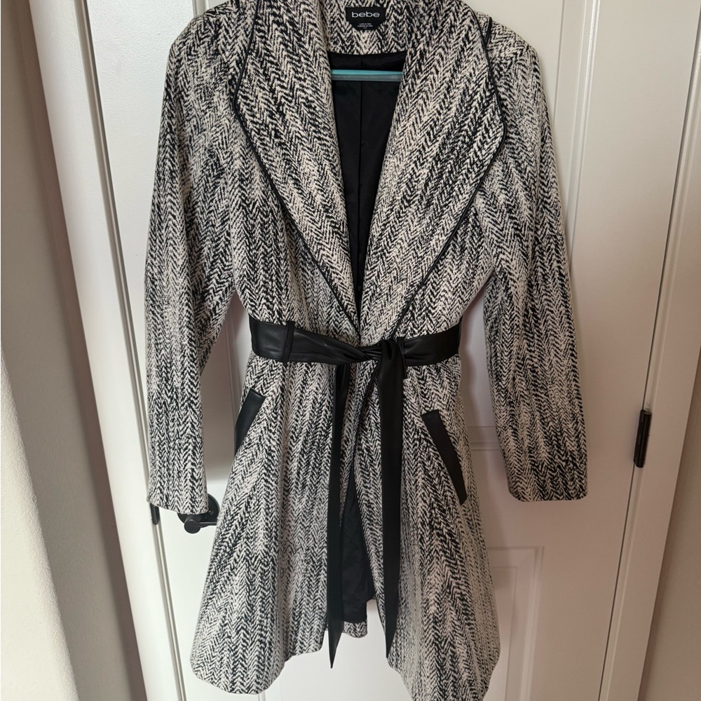 B&W Fit and Flare Coat